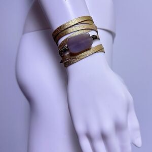 ᴇᴜᴄ ꜰʀᴀɴᴄᴇꜱᴄᴀ’ꜱ ᴍᴇᴛᴀʟʟɪᴄ ꜱᴜᴇᴅᴇ ꜱᴛᴏɴᴇ ʙʀᴀᴄᴇʟᴇᴛ ᴡʀᴀᴘ ᴀᴄᴄᴇꜱꜱᴏʀʏ